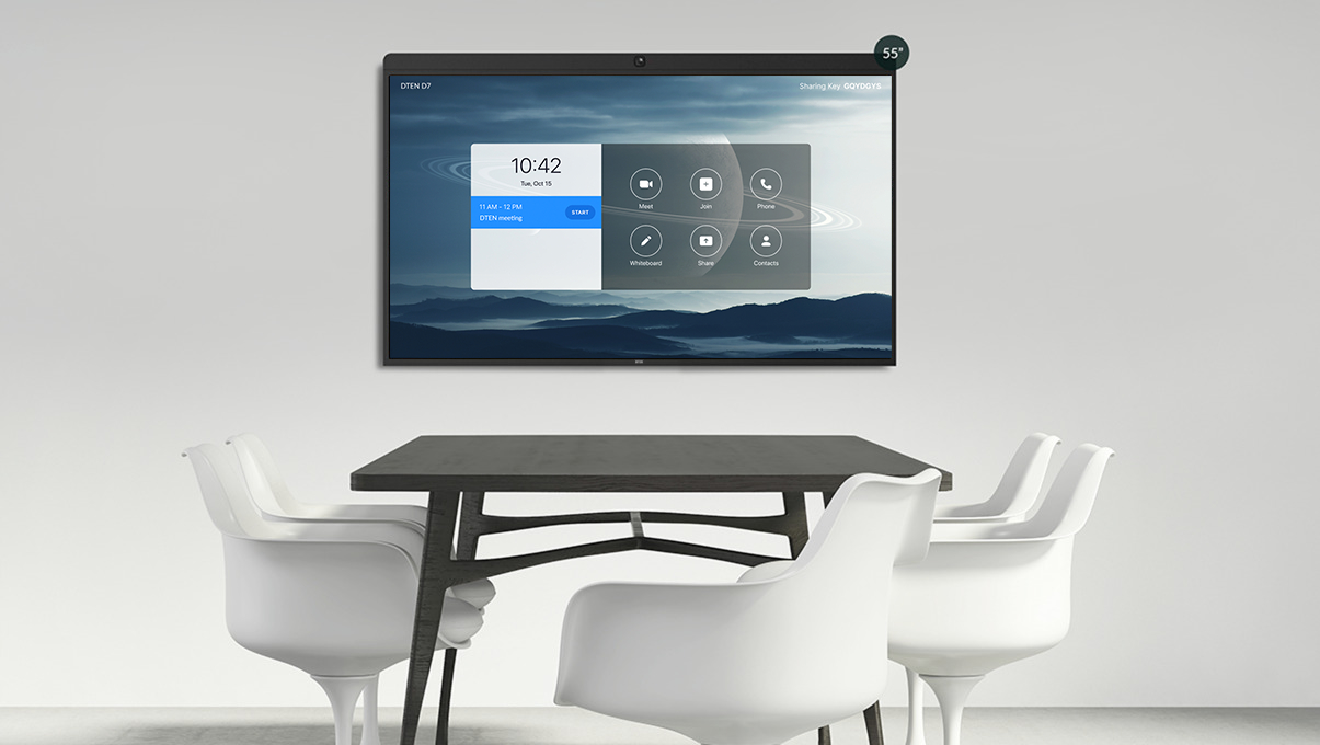 Video Conferencing, Zoom Rooms Simplifed, Designed for Zoom DTEN