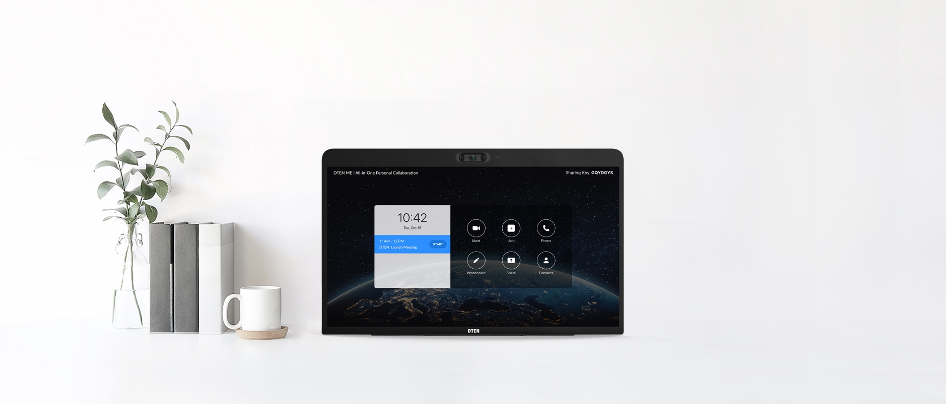 Video Conferencing, Zoom Rooms Simplifed, Designed for Zoom DTEN